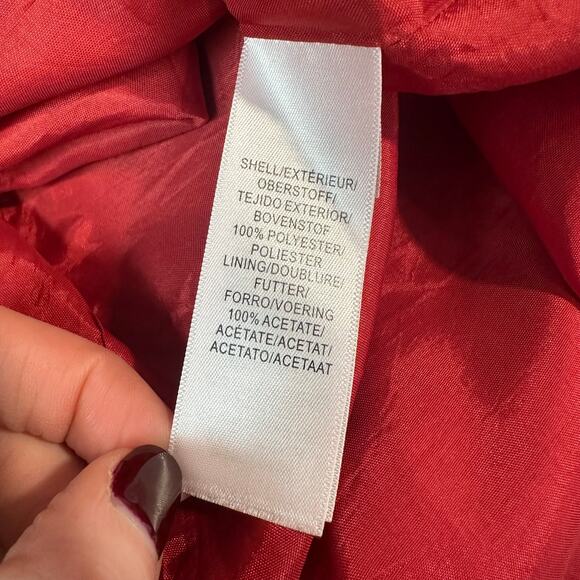 Adrianna Papell High Low Mikado Gown Ruffle Sleeveless Midi Maxi Satin Dress - Picture 11 of 12